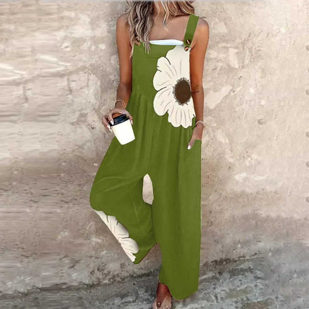 Aderyn - Luftiger Print-Jumpsuit