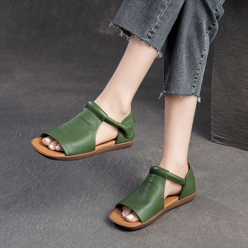 Fiorelle - Strukturierte Sandalen mit offener Zehenpartie