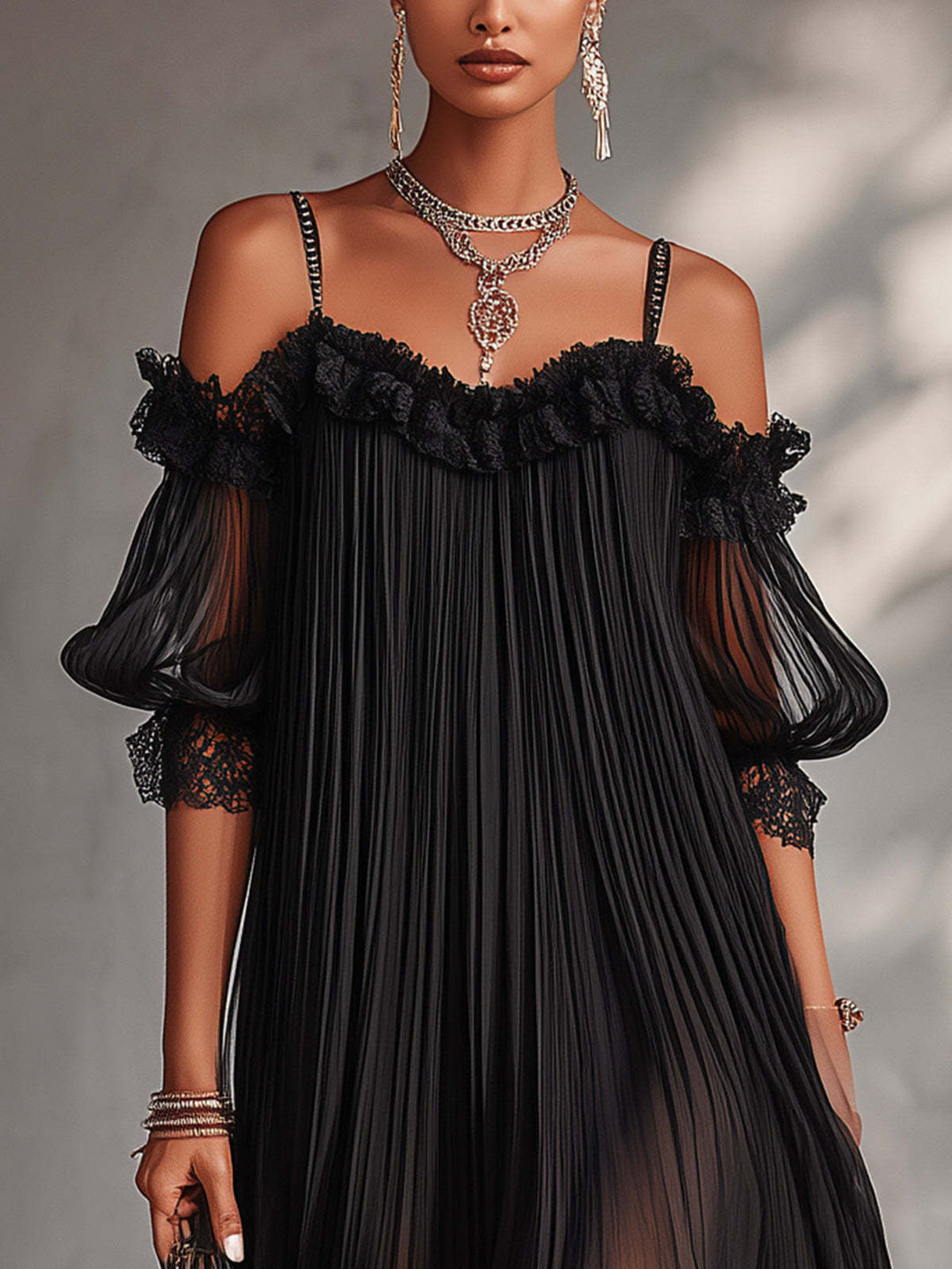 Arabelle - Leichtes Maxikleid mit V-Ausschnitt