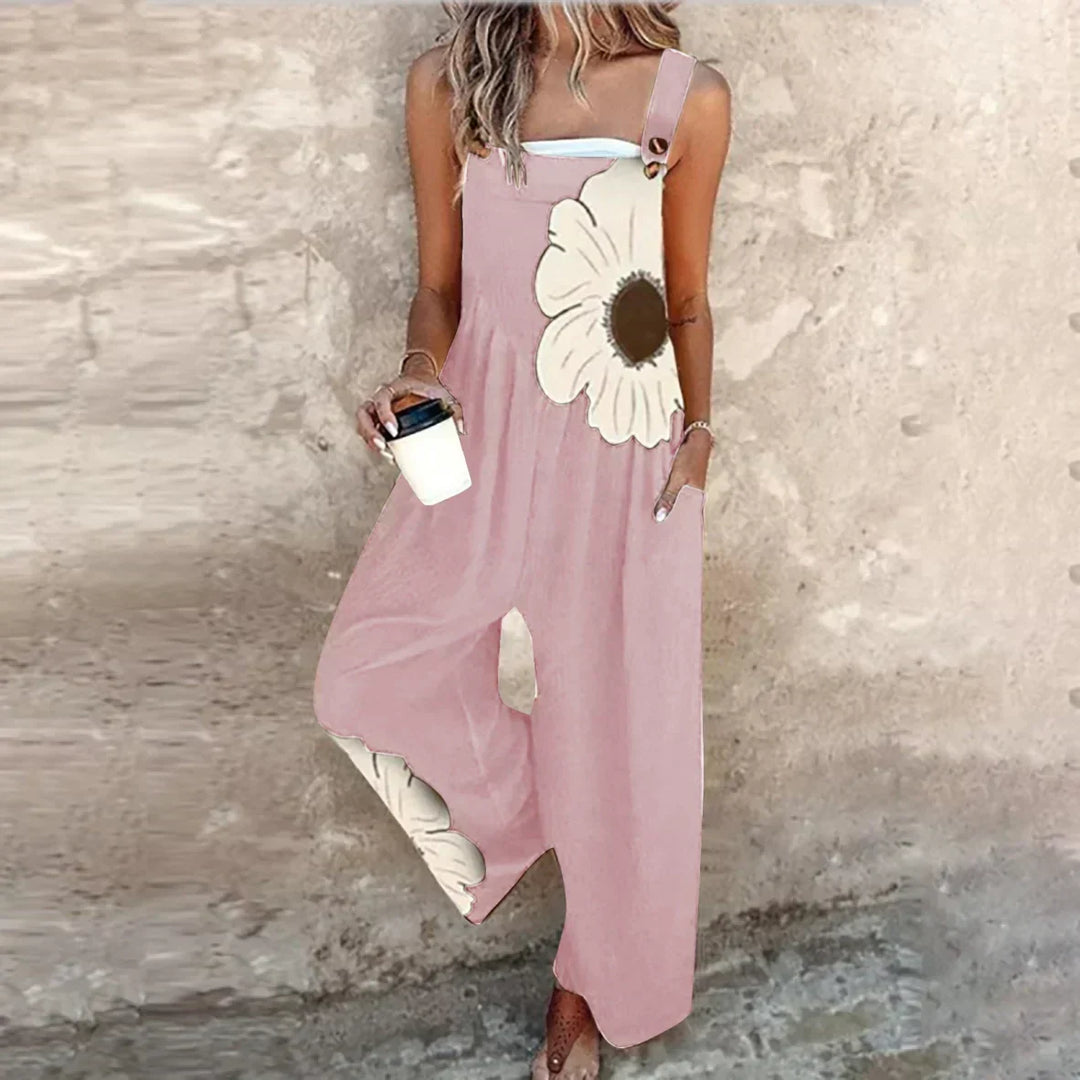 Aderyn - Luftiger Print-Jumpsuit