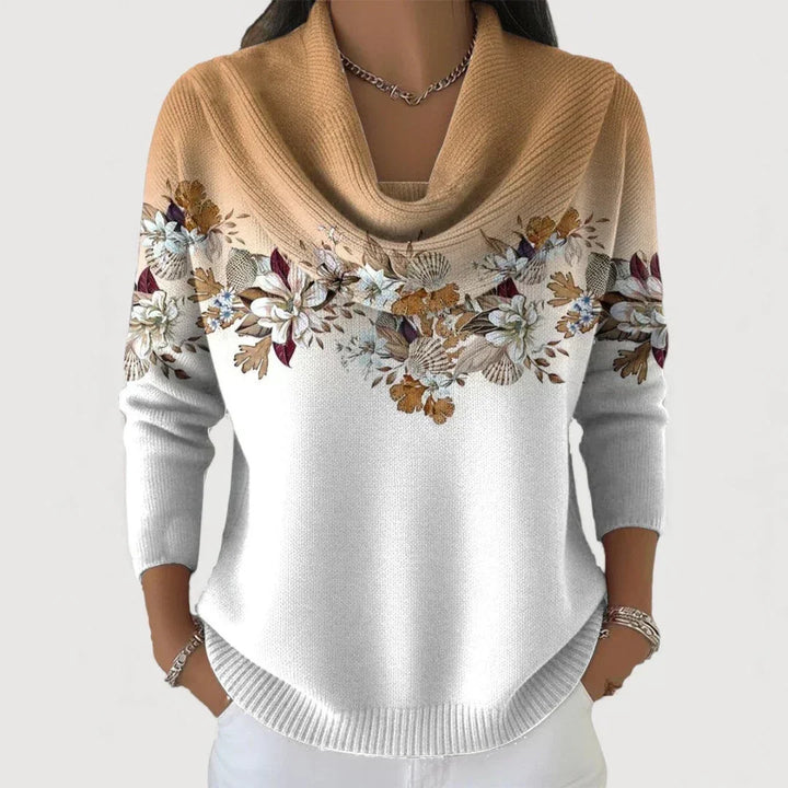 Brionyse - Weicher drapierter Pullover