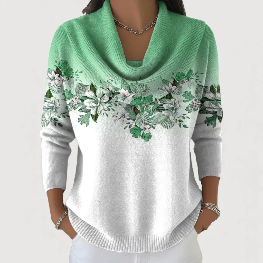 Brionyse - Weicher drapierter Pullover