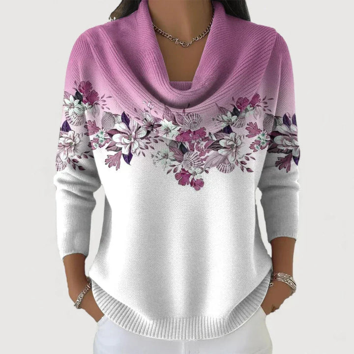 Brionyse - Weicher drapierter Pullover