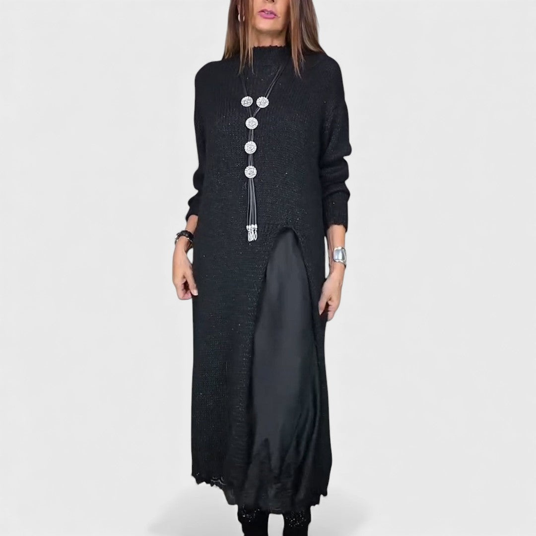 Aravina - Set aus Softtouch-Pullover und Kleid