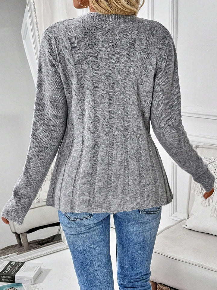 Zarela - Offener Premium-Strickcardigan
