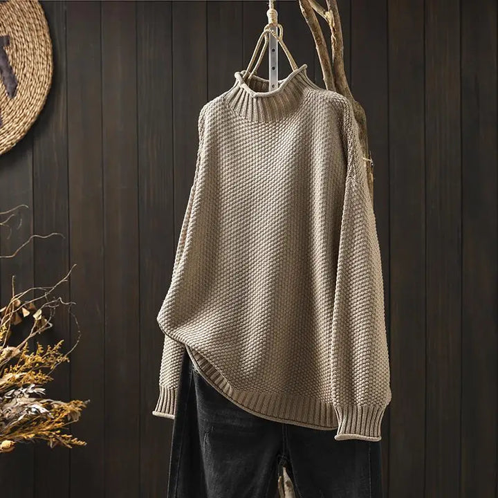 Oriane - Strukturierter Rollkragenpullover