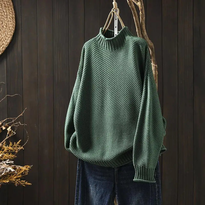 Oriane - Strukturierter Rollkragenpullover