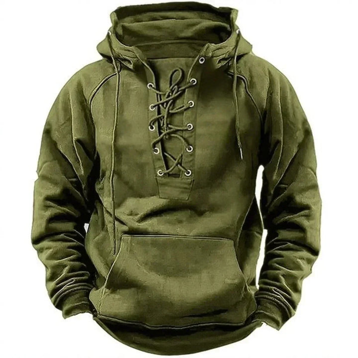 Damon - Hoodie mit weicher Haptik und Kordelzug