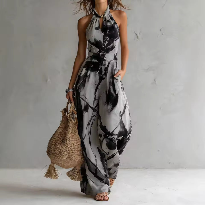 Rosalba - Künstlerisch bedruckter Jumpsuit