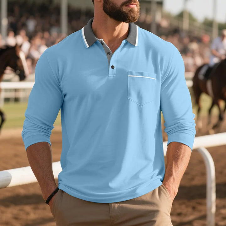 Balcombe - Langärmliges Soft-Touch-Poloshirt