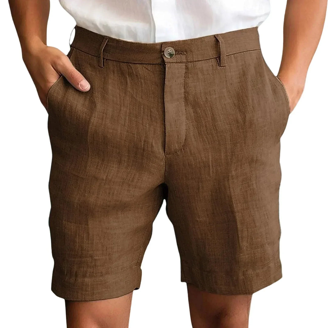 Nestor - Maßgeschneiderte Leinen-Shorts