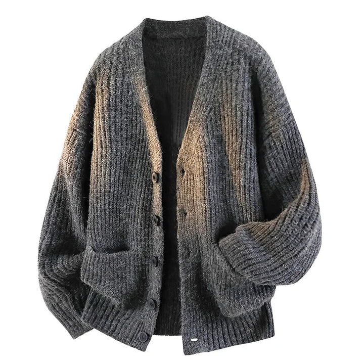 Galienne - Soft-Touch Oversize-Cardigan mit V-Ausschnitt