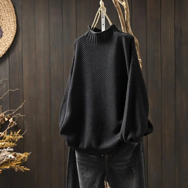 Oriane - Strukturierter Rollkragenpullover