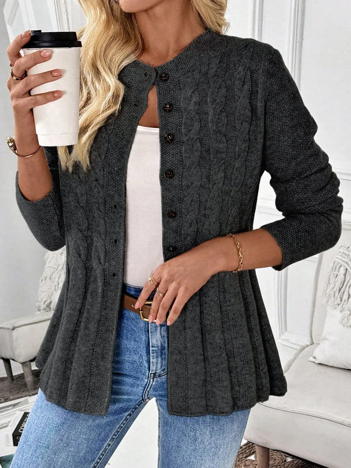 Zarela - Offener Premium-Strickcardigan
