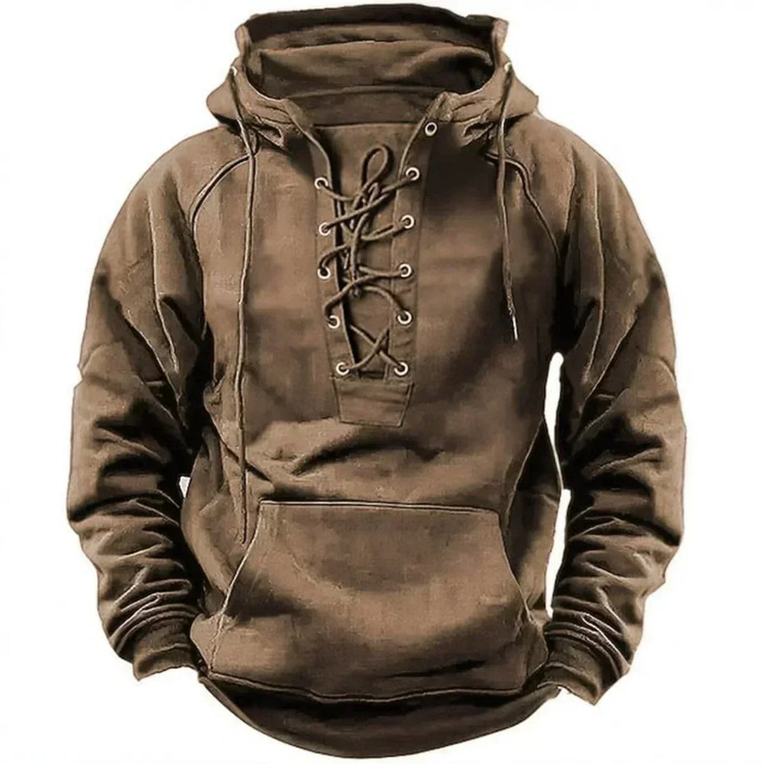 Damon - Hoodie mit weicher Haptik und Kordelzug