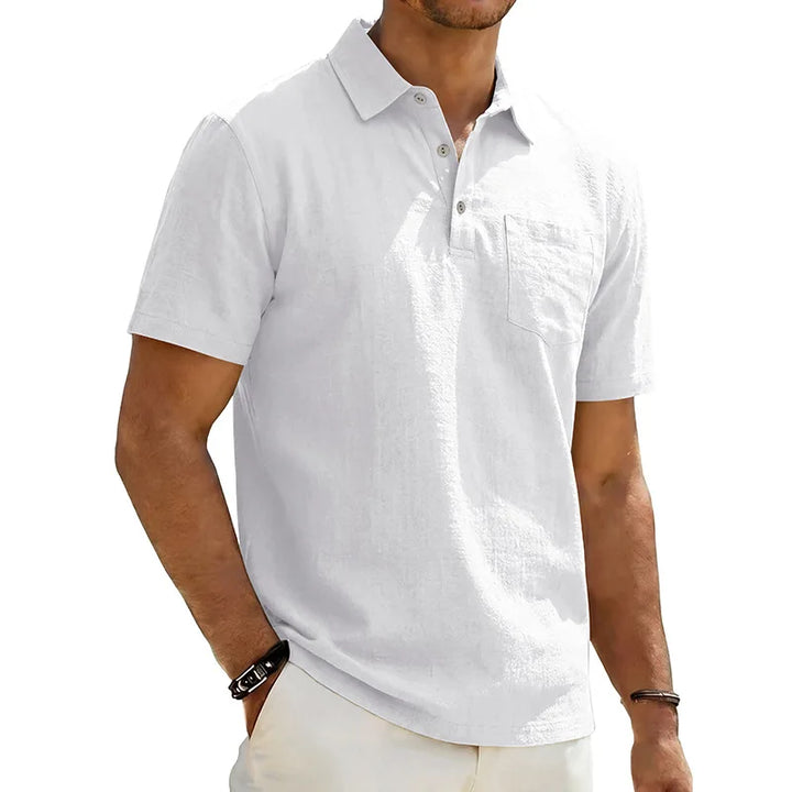 Grafton - Strukturiertes Kurzarm-Poloshirt