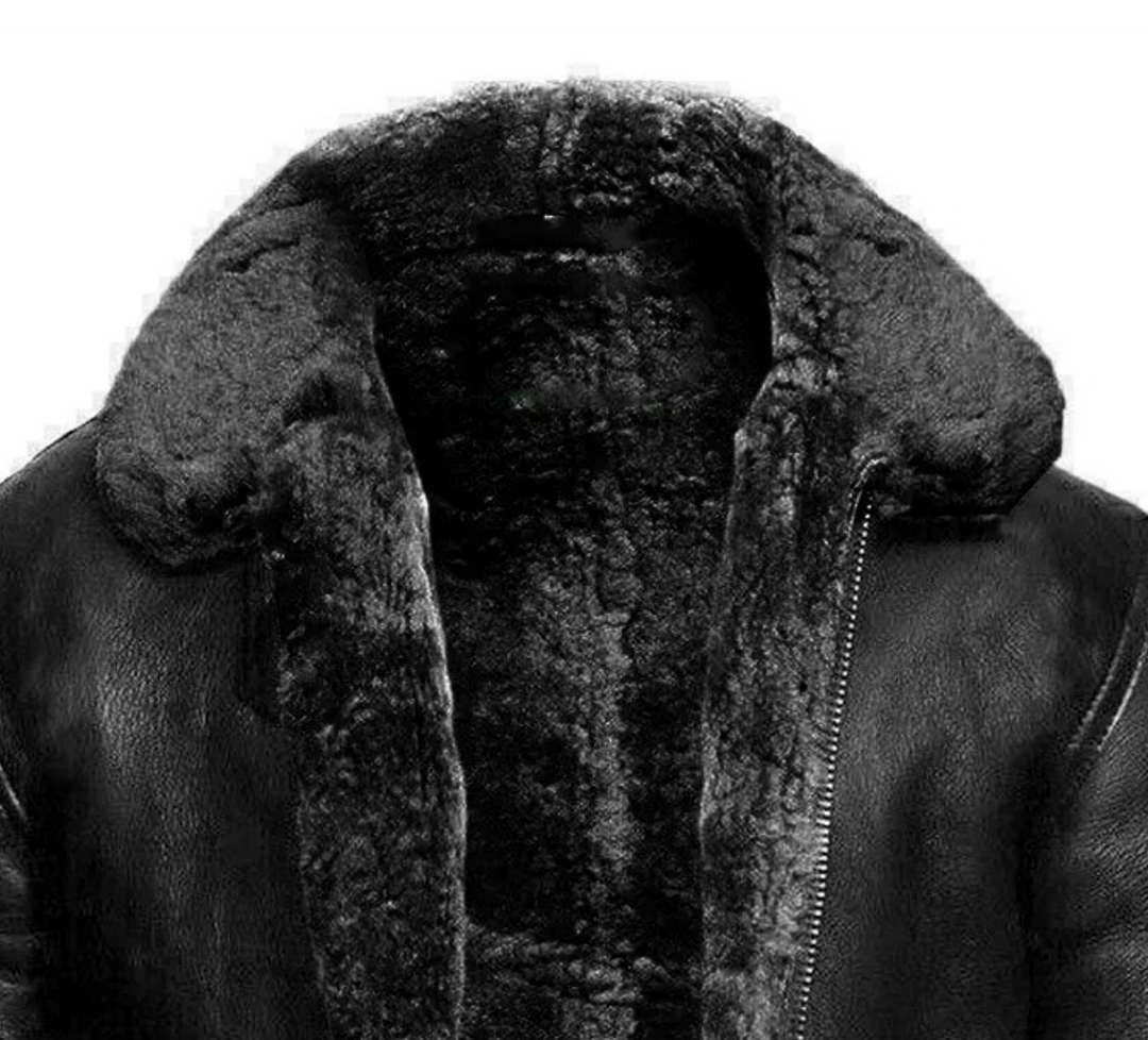 Carson - Warme Jacke mit Kontrastkragen