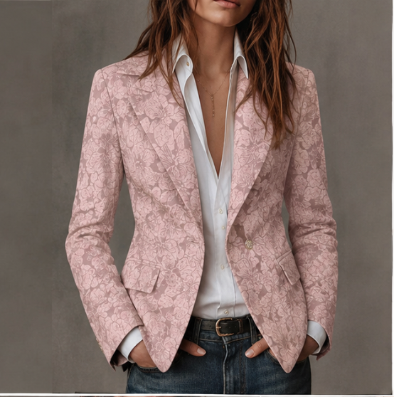 Rhoswen - Taillierter Jacquard-Blazer