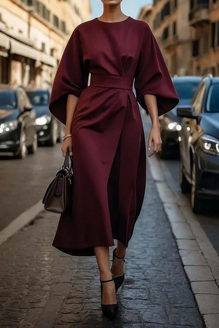 Jessaria - Leichtes Kleid mit Puffärmeln