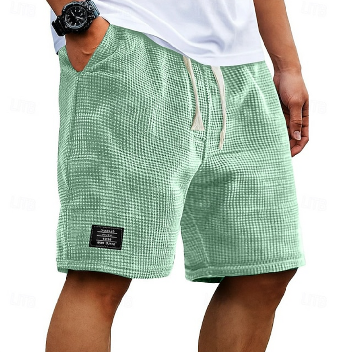 Godwin - Atmungsaktive Waffelstrick-Shorts