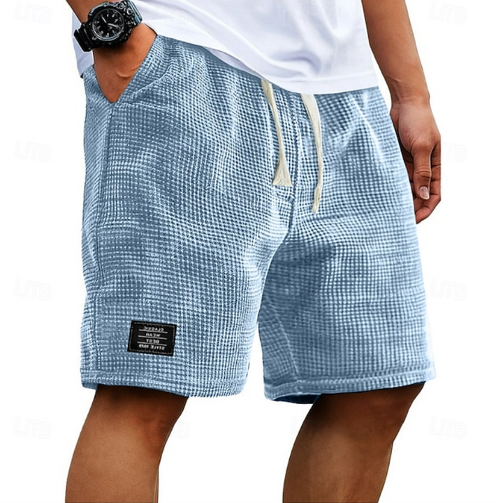 Godwin - Atmungsaktive Waffelstrick-Shorts