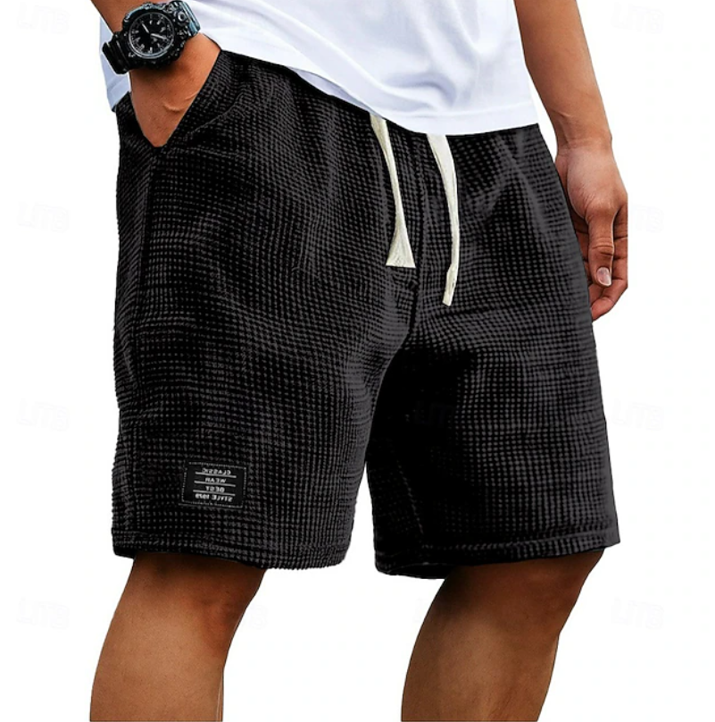 Godwin - Atmungsaktive Waffelstrick-Shorts