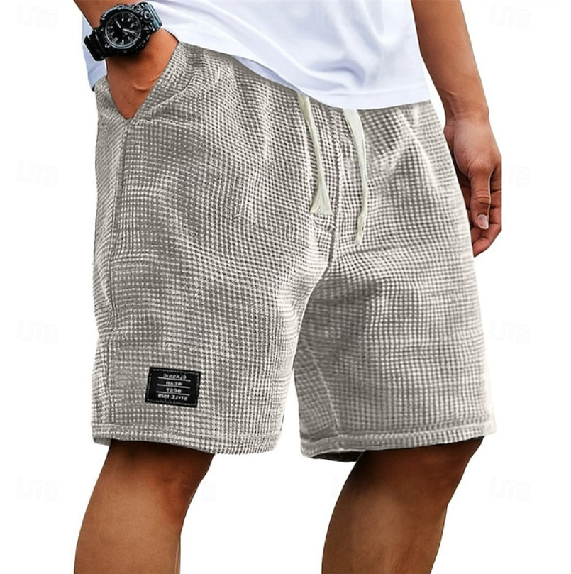 Godwin - Atmungsaktive Waffelstrick-Shorts