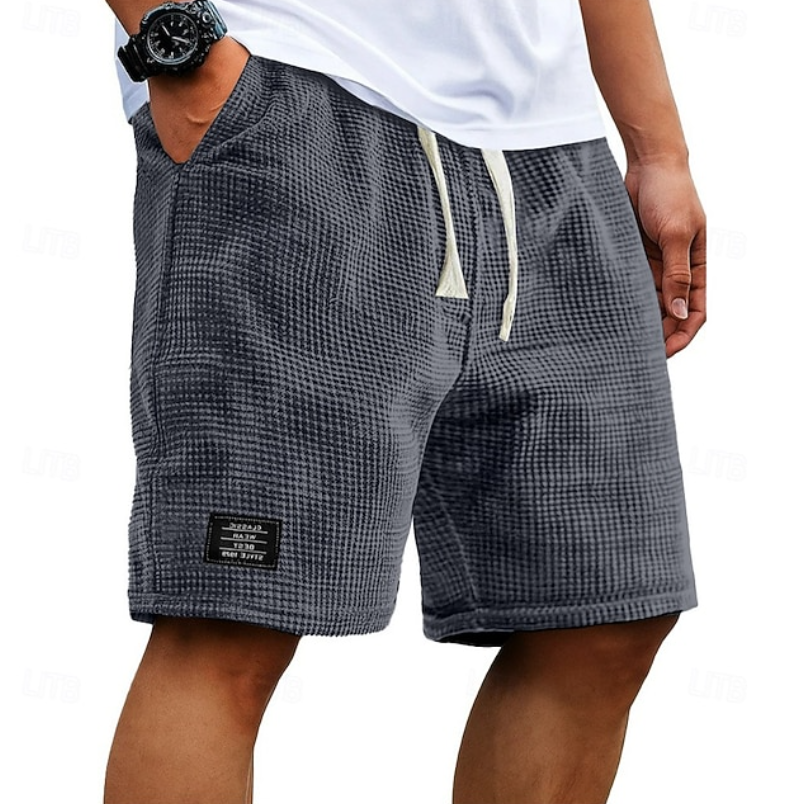 Godwin - Atmungsaktive Waffelstrick-Shorts
