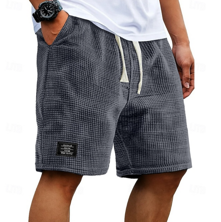 Godwin - Atmungsaktive Waffelstrick-Shorts