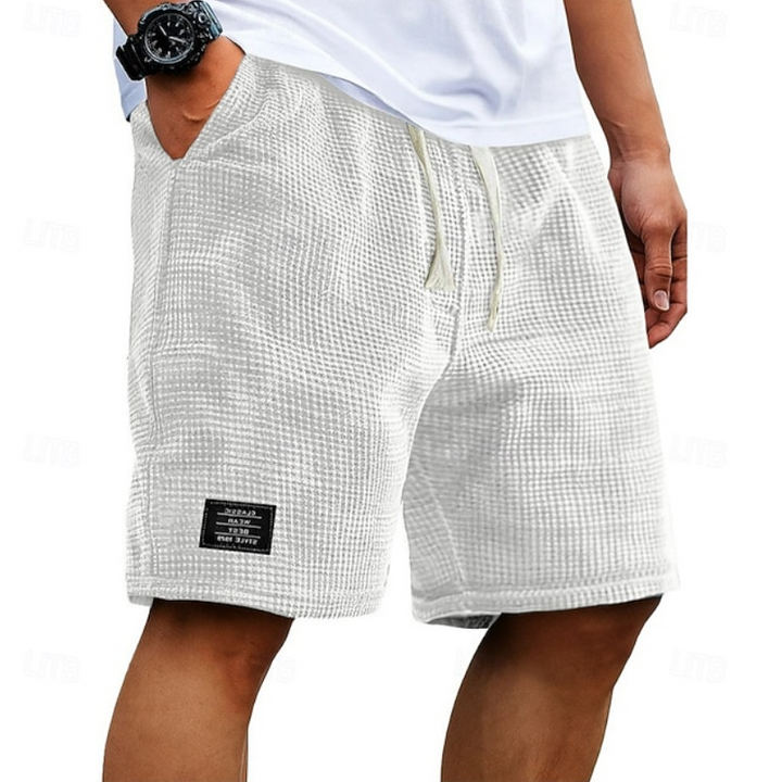 Godwin - Atmungsaktive Waffelstrick-Shorts
