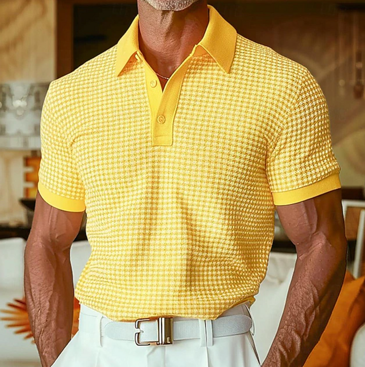 Chatwin - Kariertes Premium-Poloshirt