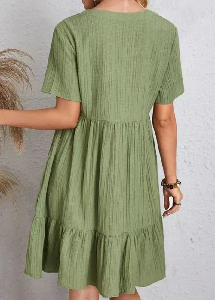 Flavia - Fließendes Lagenkleid