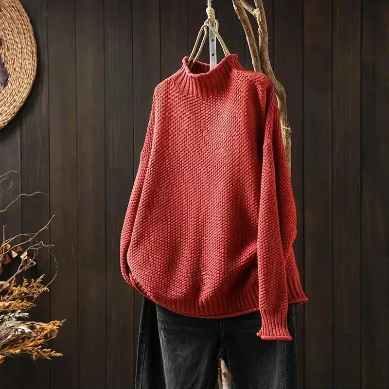 Oriane - Strukturierter Rollkragenpullover