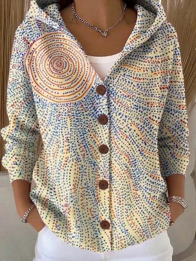 Thealyn - Colourblock-Kapuzen-Cardigan
