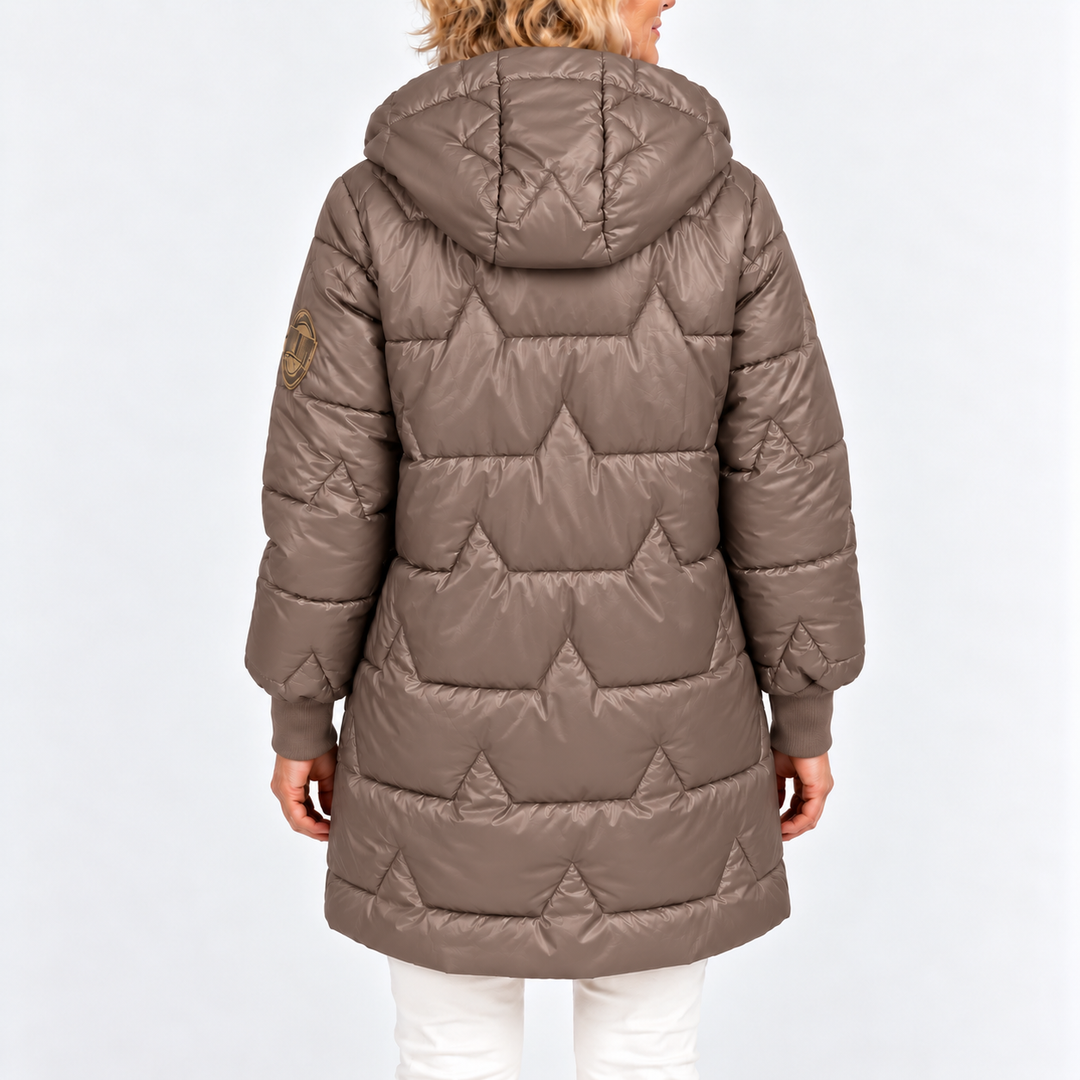 Tilda - lange, gesteppte Pufferjacke