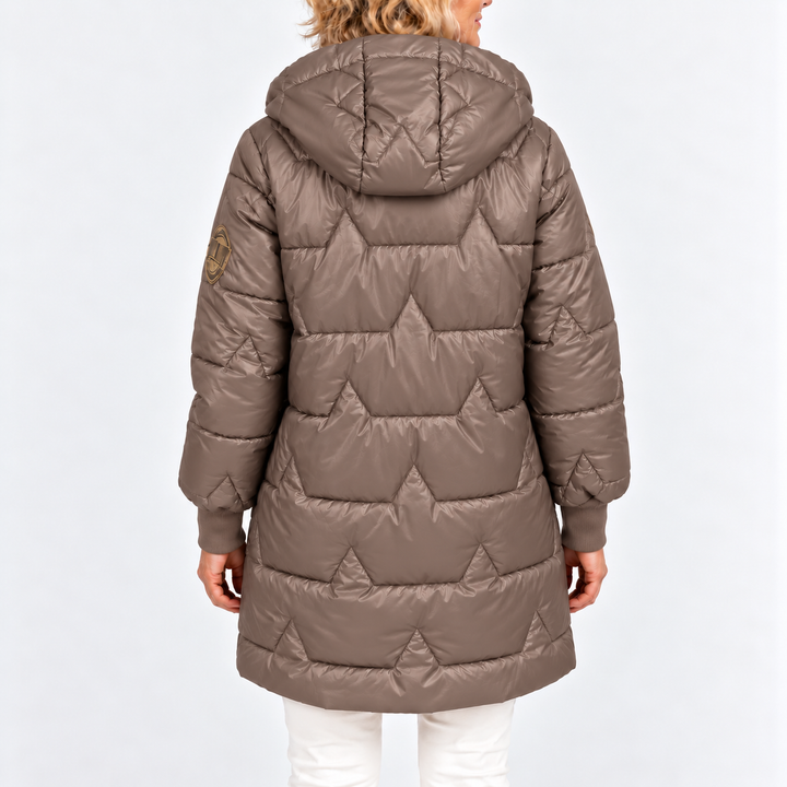 Tilda - lange, gesteppte Pufferjacke