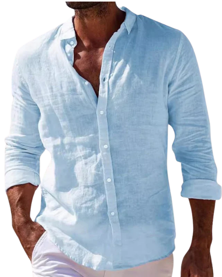 Elwood - Taillierte Leinenbluse