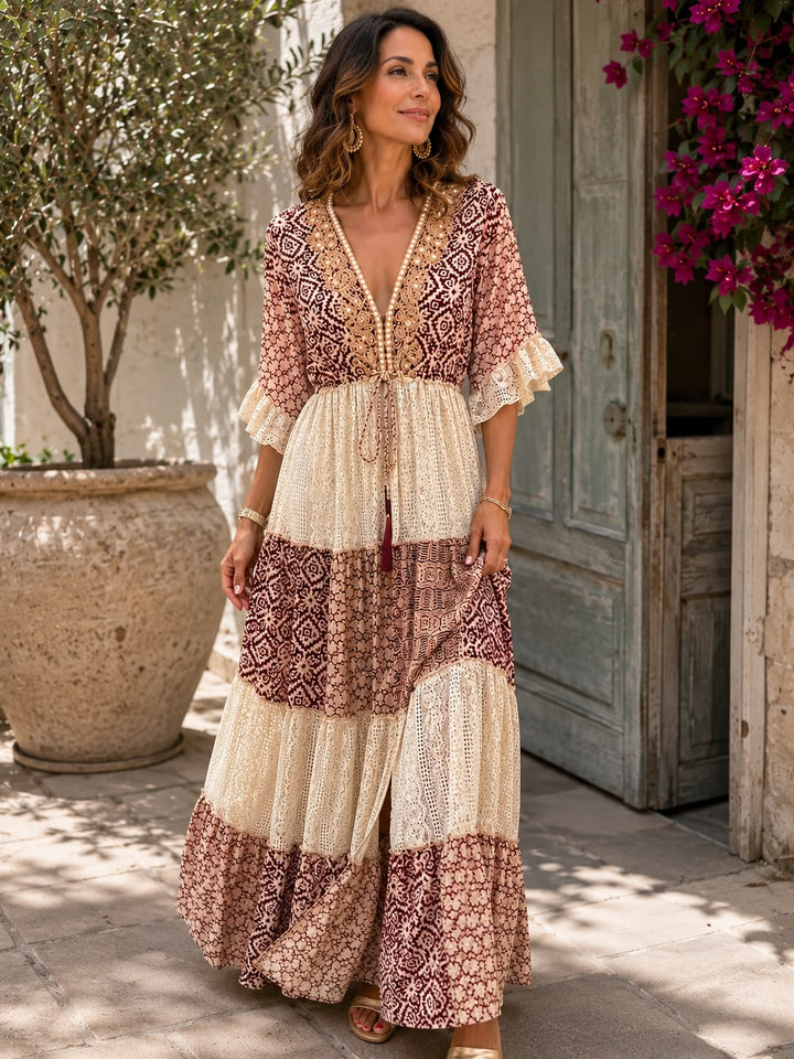 Faustine - Maxikleid mit Softtouch-Spitze