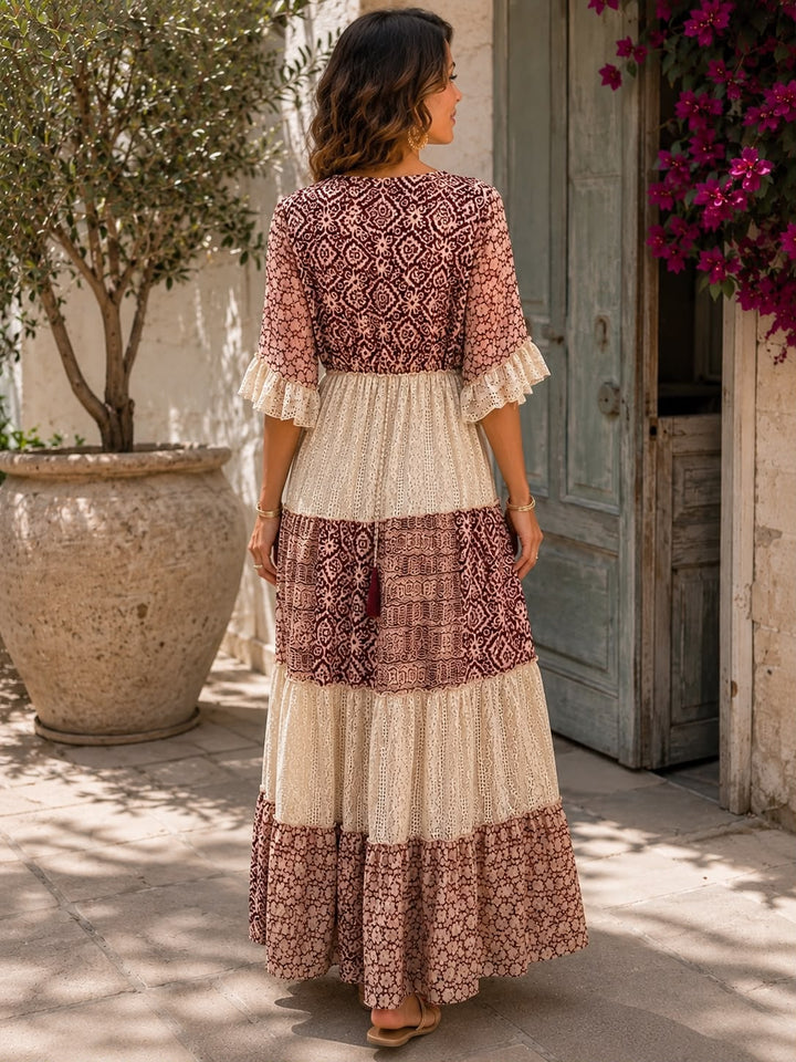 Faustine - Maxikleid mit Softtouch-Spitze