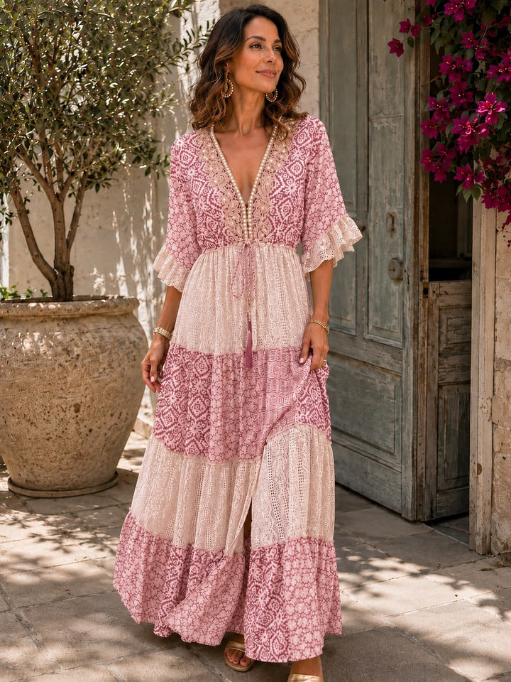 Faustine - Maxikleid mit Softtouch-Spitze