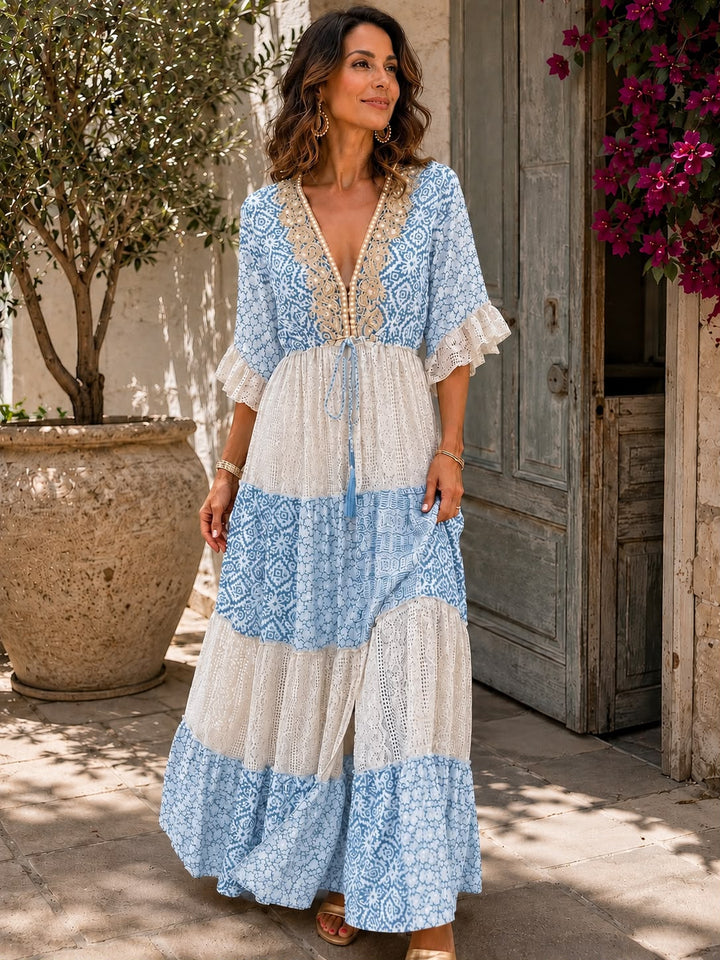 Faustine - Maxikleid mit Softtouch-Spitze
