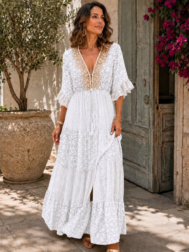 Faustine - Maxikleid mit Softtouch-Spitze