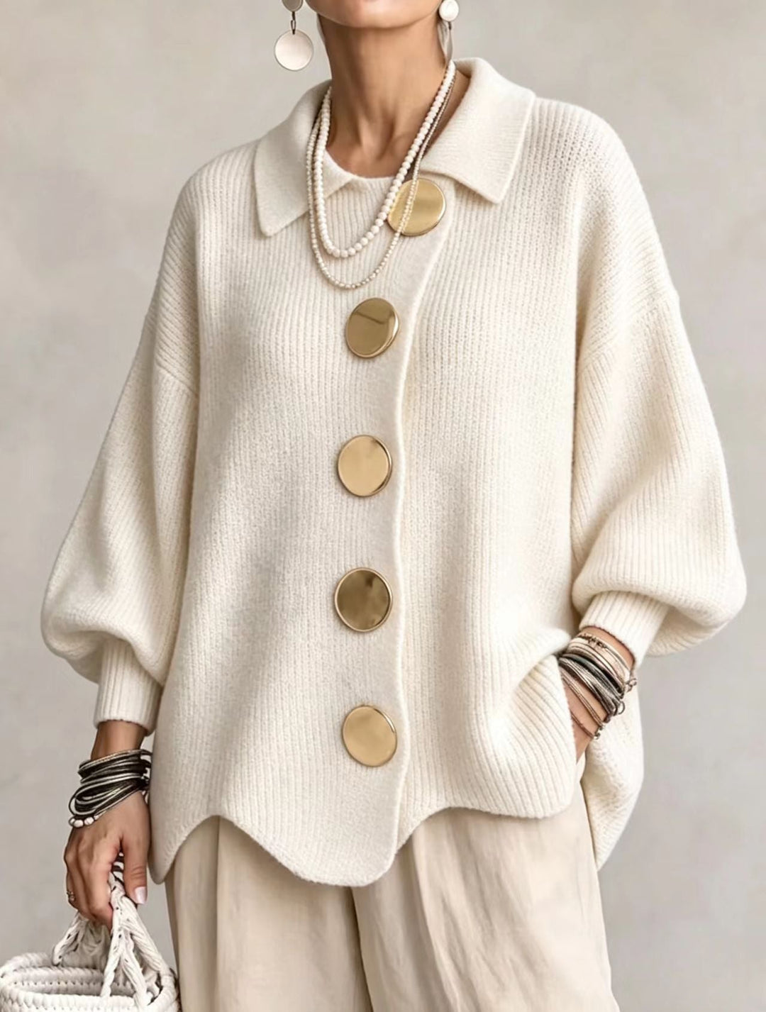 Kaelinae - Schwerer Oversized-Cardigan
