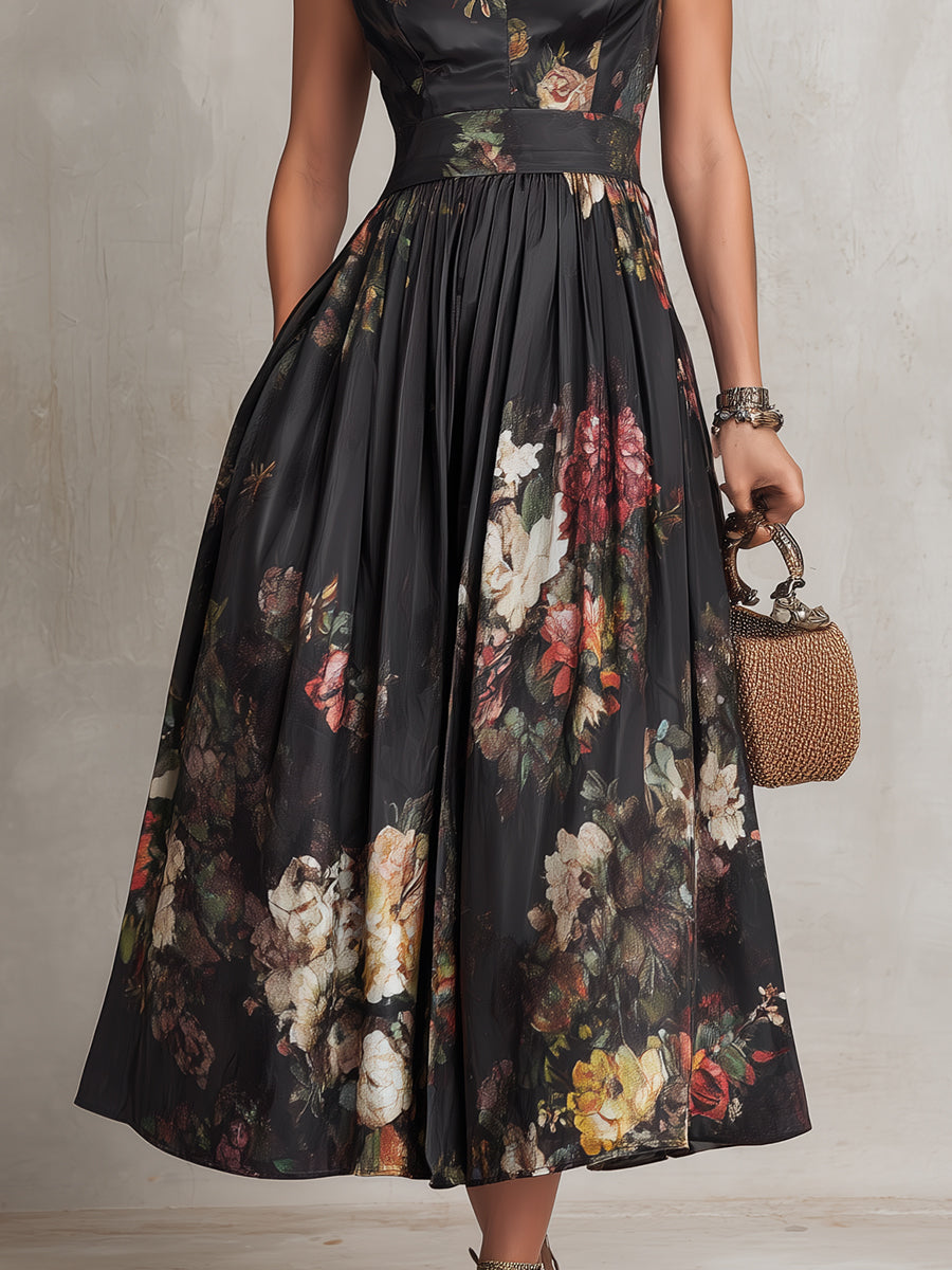Astoria - Glänzendes Midikleid