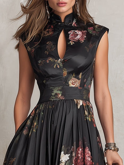 Astoria - Glänzendes Midikleid
