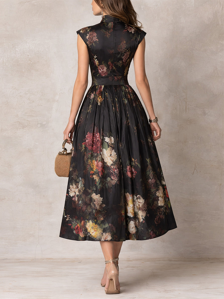 Astoria - Glänzendes Midikleid