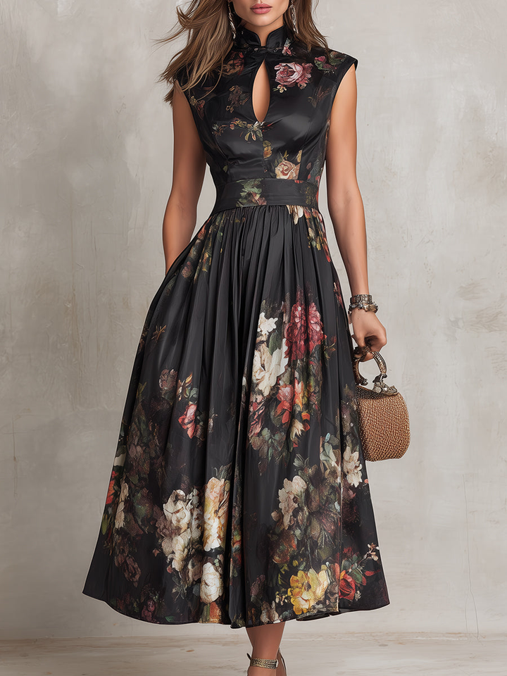 Astoria - Glänzendes Midikleid