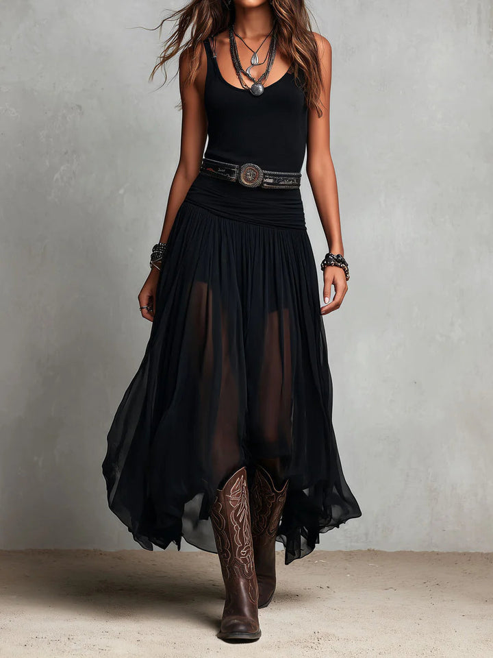 Cressina - fließendes Maxikleid