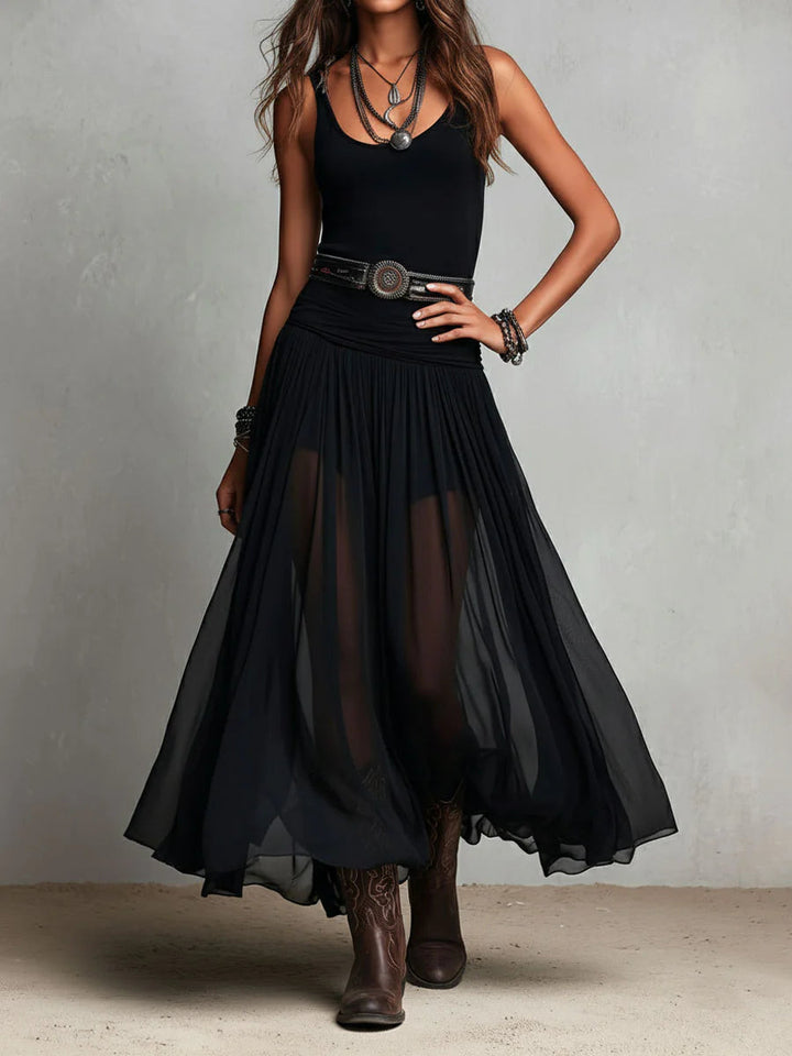 Cressina - fließendes Maxikleid
