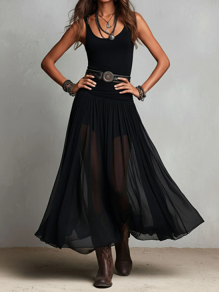 Cressina - fließendes Maxikleid